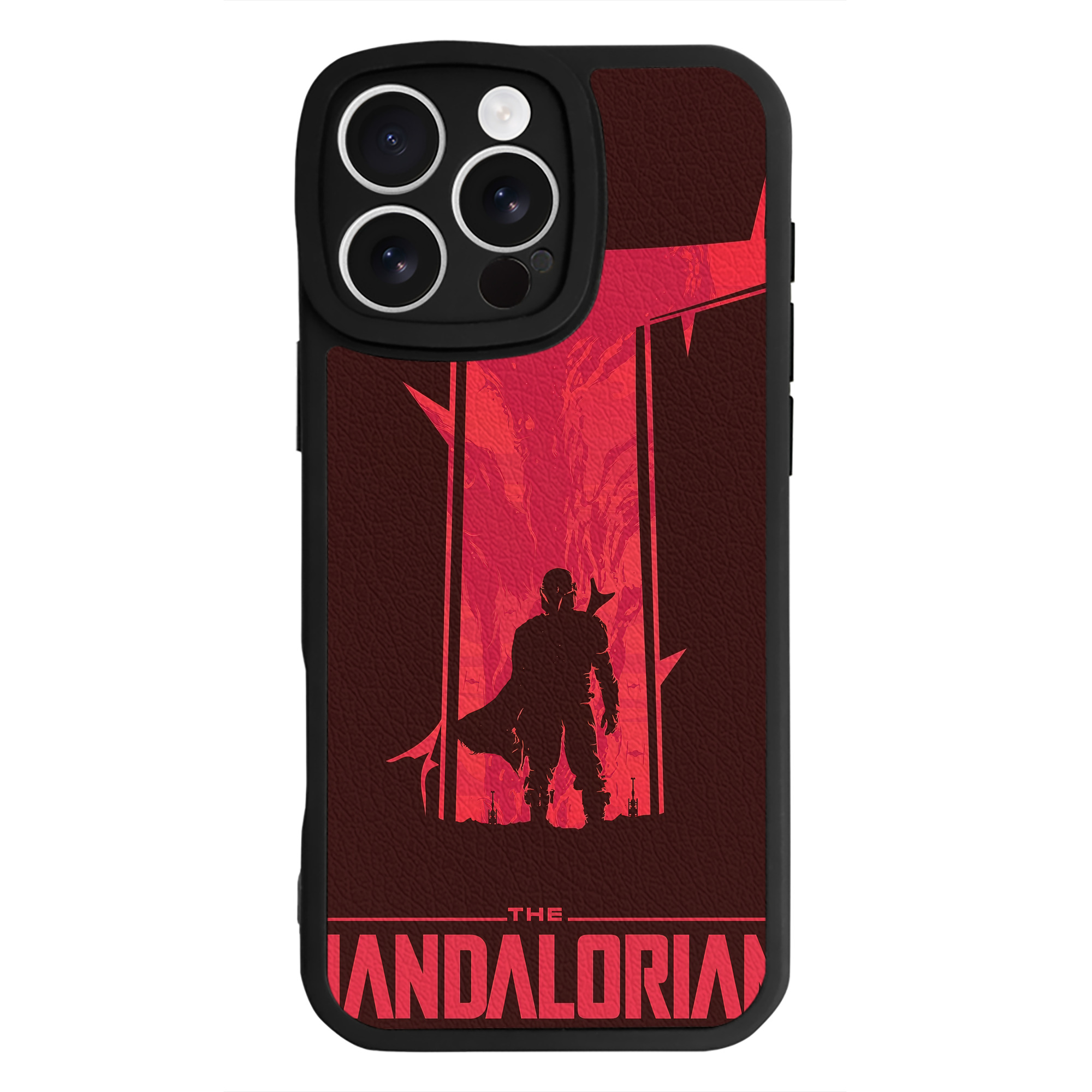 （画像用） スター・ウォーズ Star Wars 【iPhone 16シリーズ対応】シリコンスマホケース（レザー調） 材質：シリコン